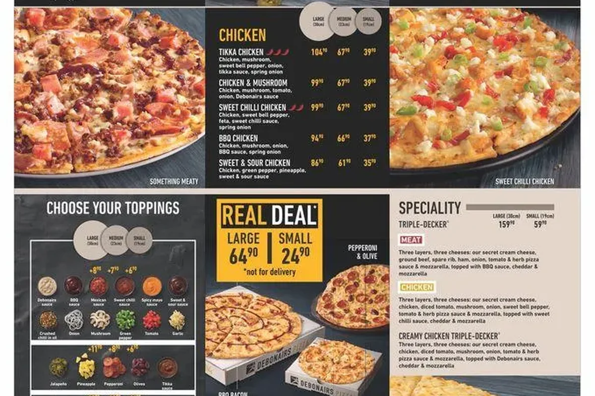 Internet-sourced venue or brand image for Debonairs Pizza