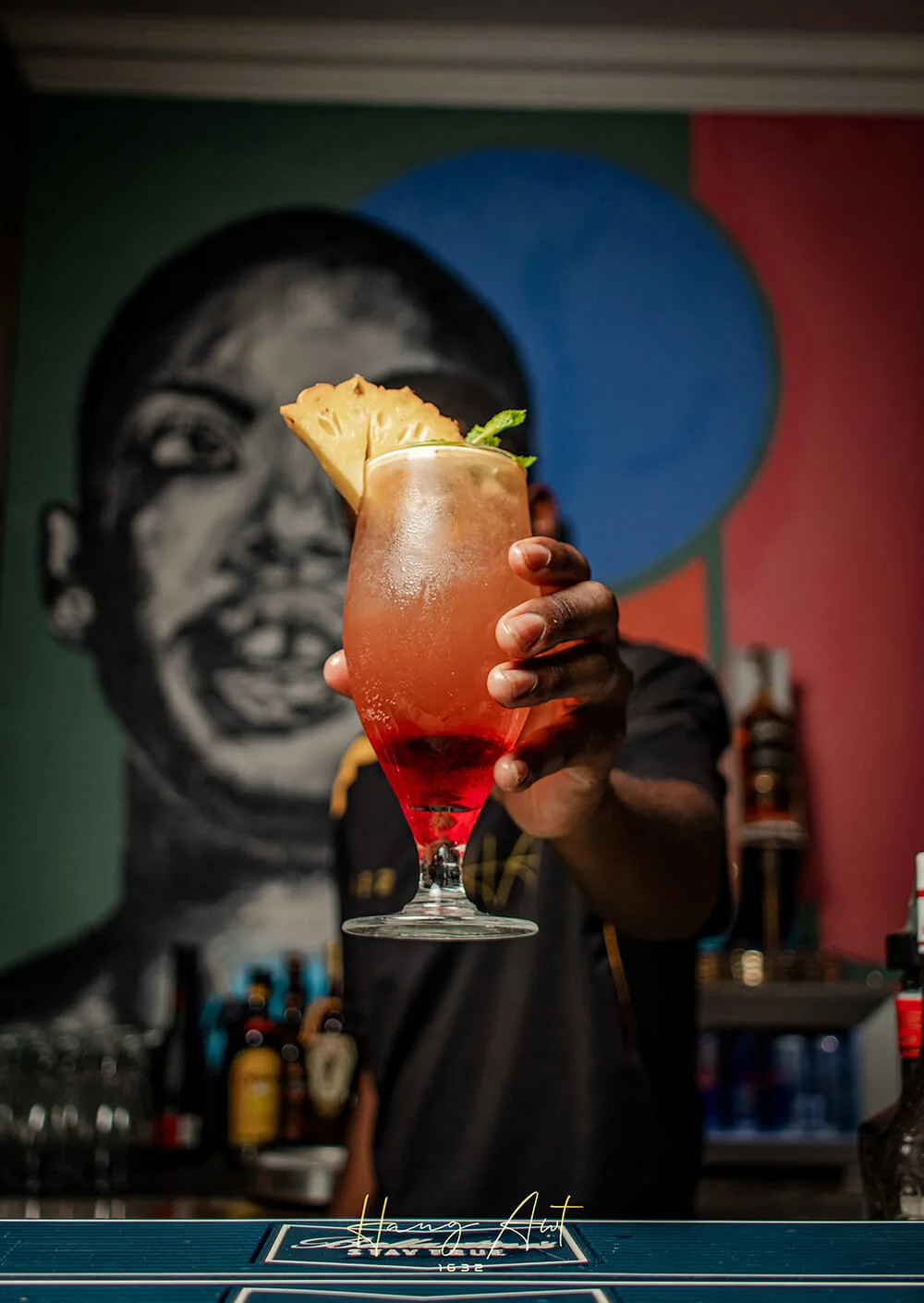 Full-size original Hang Awt tropical cocktail photograph